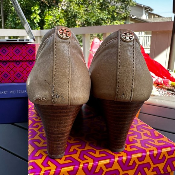 Tory Burch Eddie Open Toe Wedge - Picture 6 of 6